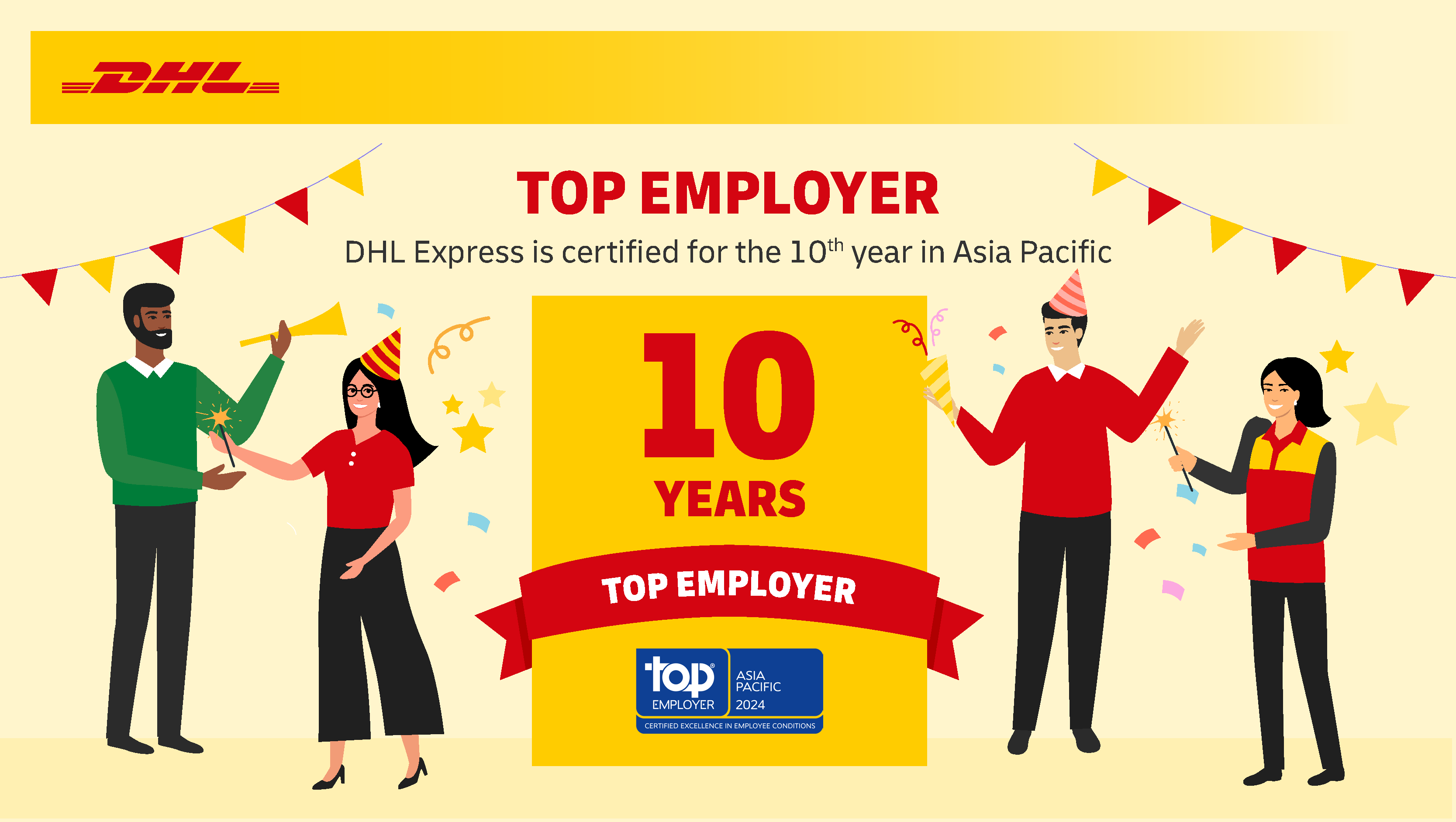 DHL Express named Top Employer in Asia Pacific