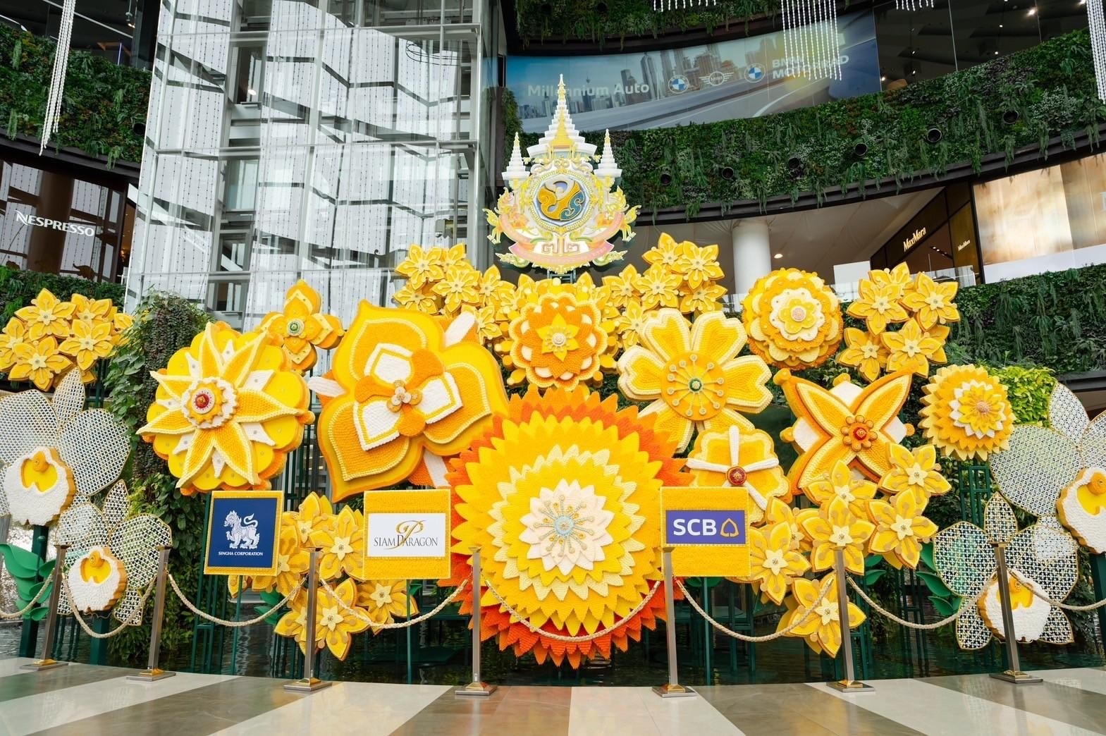 Exquisite floral installation art showcasing the