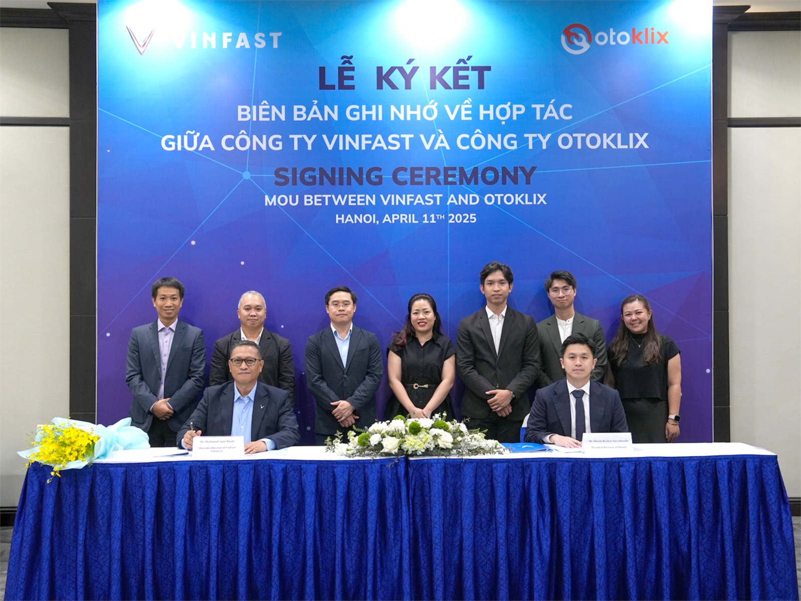 The two parties will actively discuss business cooperation opportunities, share information, and coordinate marketing activities related to after-sales services for electric vehicles in Southeast Asia.