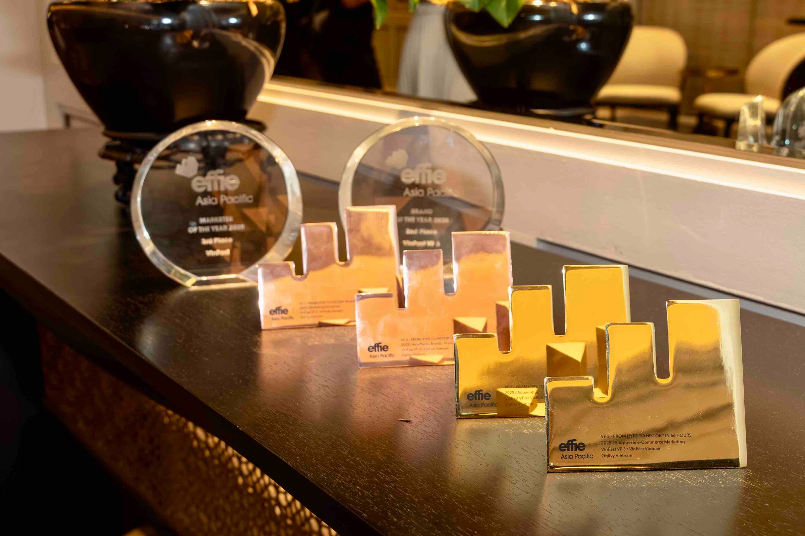 VinFast excelled by winning in six categories at the APAC Effie Awards.