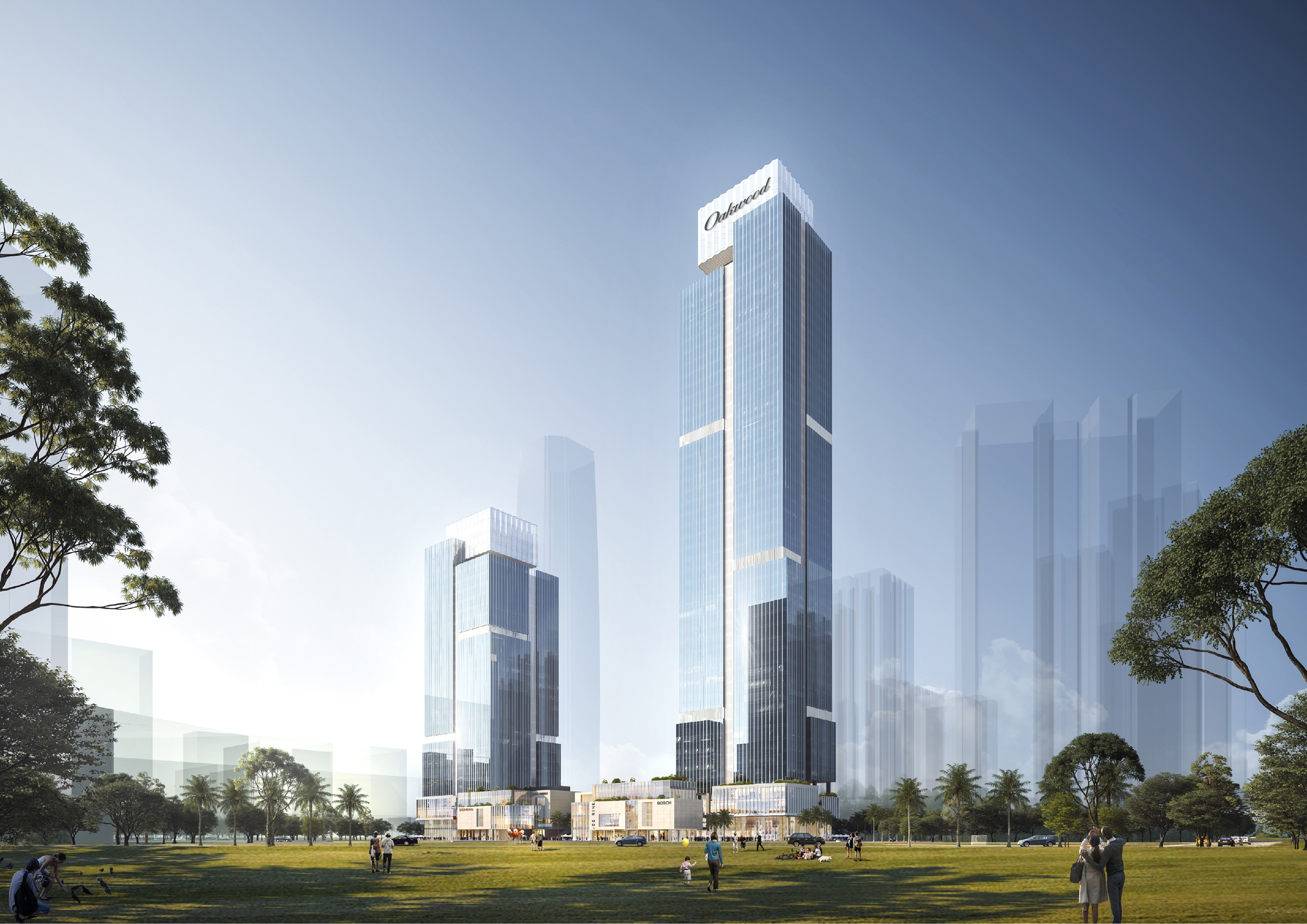 Ascott’s second branded residence project in 2025, Oakwood Premier Branded Residences Luohu Shenzhen, will feature 792 residential units in the vibrant Luohu district, sharing the same building as the 450-unit Oakwood Premier Luohu Shenzhen.