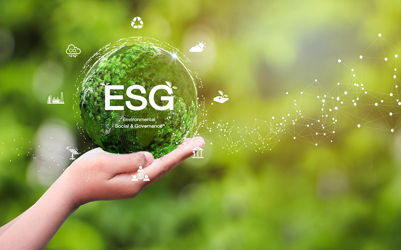 An image illustrating ESG (Environmental Social & Governance)