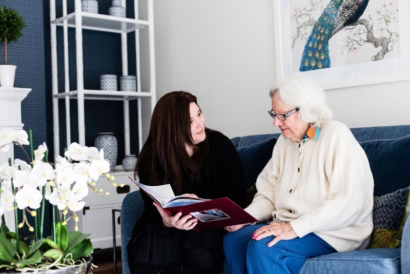 Founder and CEO of Group Homes Australia Tamar Krebs with resident